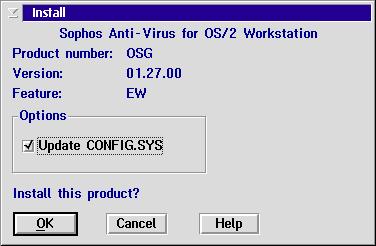 Sophos Anti-Virus installation guide 1 Installing Sophos Anti-Virus To run Sophos Anti-Virus, your computer must be running OS/2 Warp 3 or later have at least 11 MB of hard disk space if all options