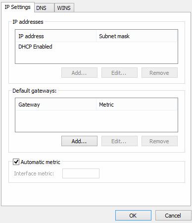 8. If the Obtain an IP address automatically option is not selected, select it. This tells the adapter to obtain an IP address from a DHCP server. 9.