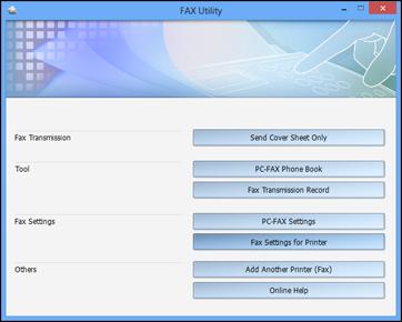 Setting Up Speed/Group Dial Lists Using the Fax Utility - Windows You can set up your speed dial and group dial lists using the FAX Utility for Windows.