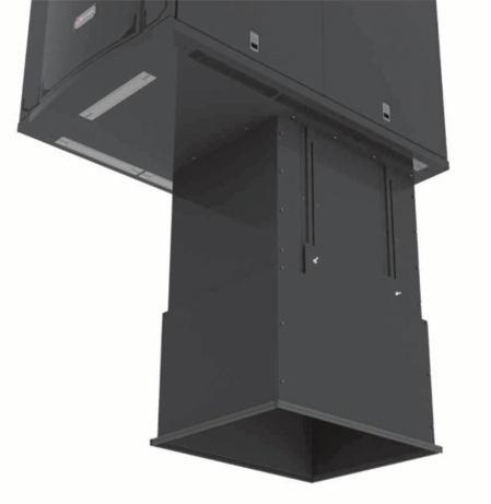 6 x 25.7 x 35.9-52.0 in.), black..................................................chimney compatible with 1200mm VersaPOD (VP2), VersaPOD (VP2), V800 (V82) and V600 (V62) cabinets only.