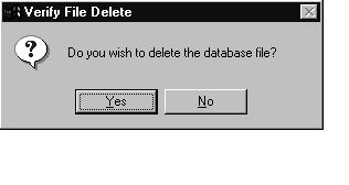 .. to find the required database. Click on OK when complete and continue with your next function. Deleting a Message Database 1.