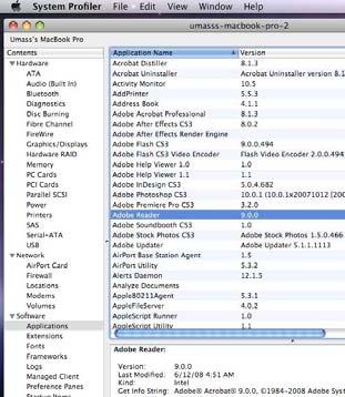 Check my desktop support software Check my internet browser Adobe Acrobat Reader 1.