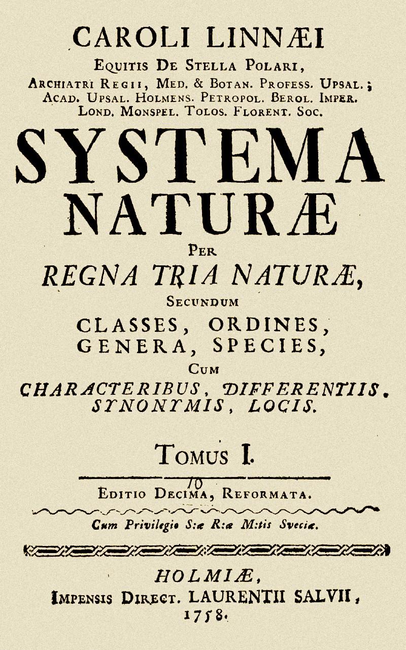 Medical History This 18 th century Swedish botanist introduced the modern taxonomy used classify plants and animals.