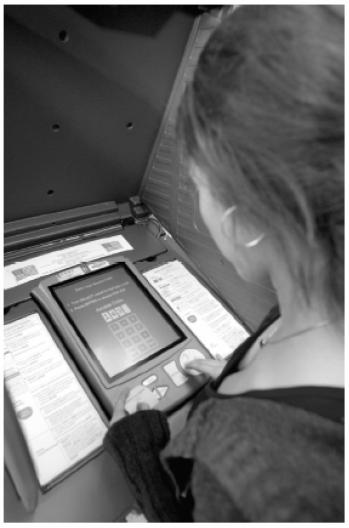 Figure 10: Touch Screen Voting