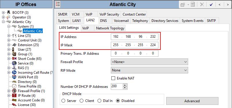 5.2. System Configure the necessary system settings. 5.2.1. System LAN2 Tab In the sample configuration, the Avaya IP Office WAN port was used to connect to the public network.
