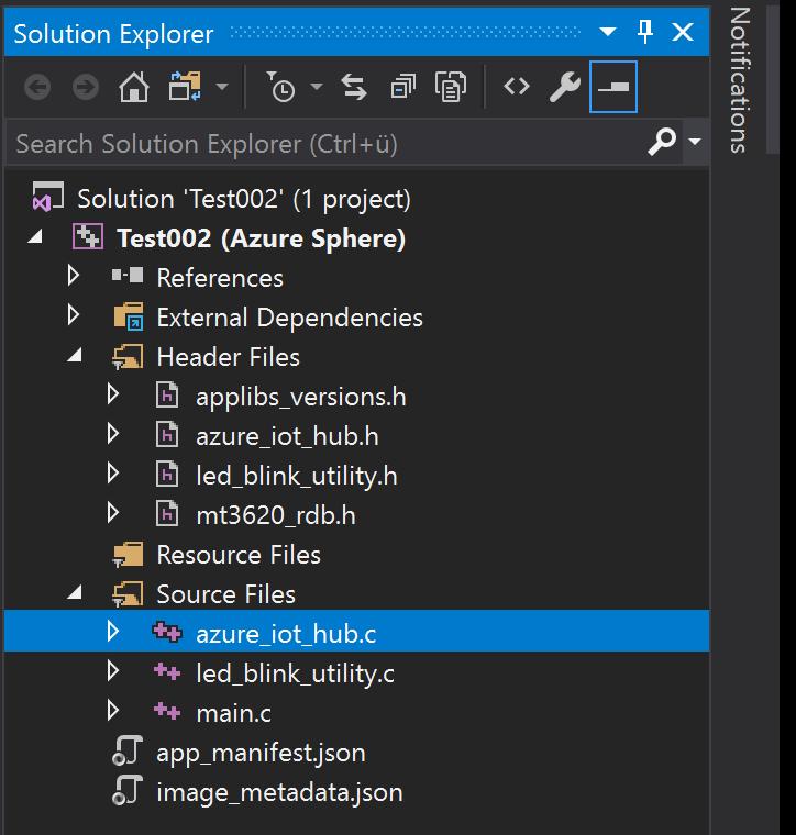 Azure Sphere Live Demo: Visual Studio 2017 This has added
