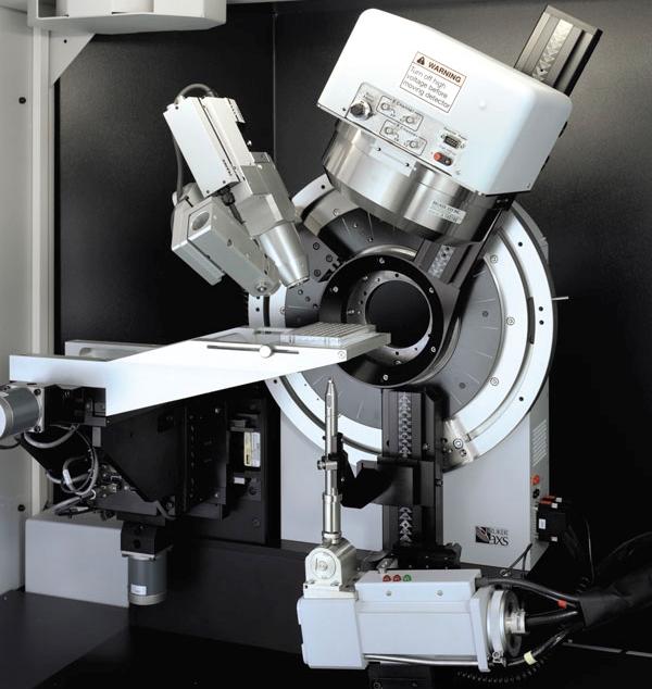 In the transmission mode X-ray diffraction measurement, the incident beam is typically perpendicular to the sample so the irradiated area on the specimen is limited to a size comparable to the X-ray