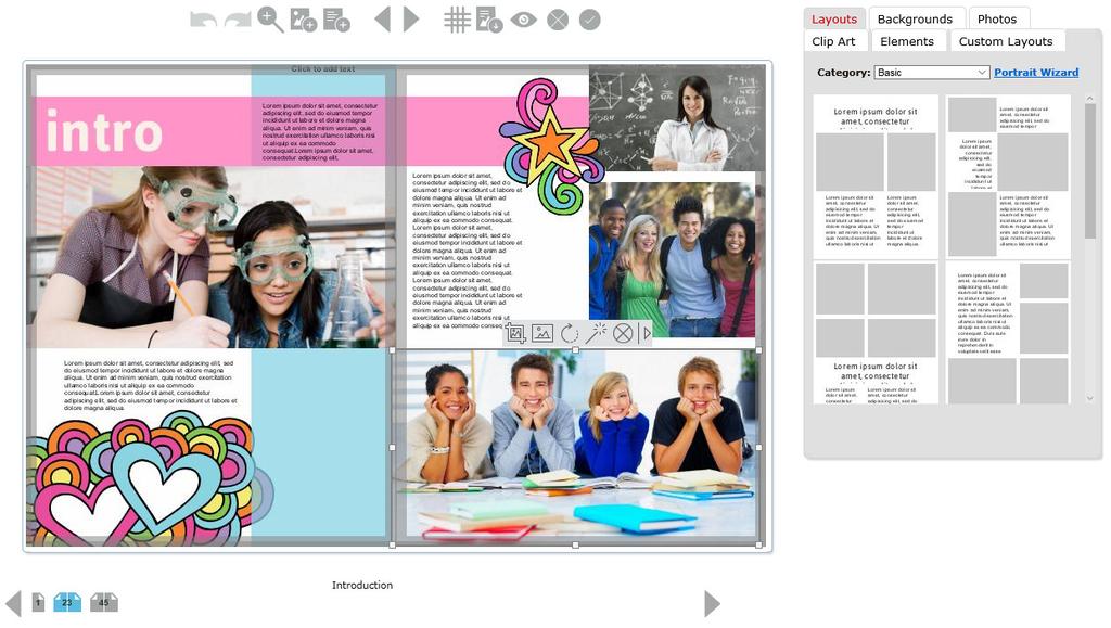 Yearbook Pro End User Guide 20 5 Designing Your Yearbook It s time to start customizing your yearbook!
