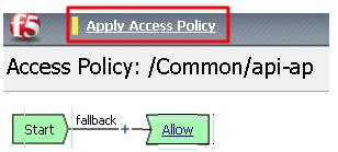 To configure the APM Per Request Policy