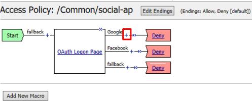 Session Policies) and click Edit on social-ap, a new browser tab will open 4.