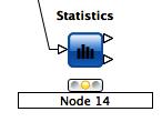 Statistics node For all numeric columns computes statistics