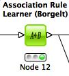 Frequent Patterns and AR in KNIME Use the nodes implementing the Borgelt s Algorithms: It