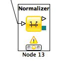 Clustering in KNIME Data normalization