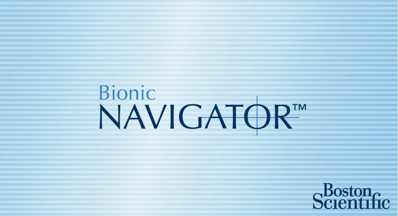 Introduction Introduction Welcome to Bionic Navigator by Boston Scientific. Bionic Navigator is a software program that is used to set and adjust stimulation parameters for the Vercise DBS System.