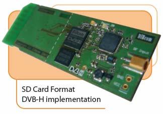 Development of low power handheld terminals; Integrate RF stage in handheld terminals; DVB-H network planning and
