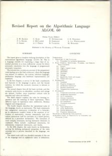 language constructs still in use today Variables & assignment Loops Conditionals Subroutines 11 ALGOL = ALGOrithmic Language Developed by an