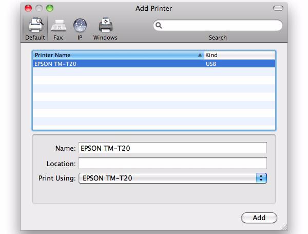 Make sure the printer power is on while you add the print queue. 1 Select [System Preferences] - [Print & Fax] to open the Print & Fax screen. Click the [+] button.