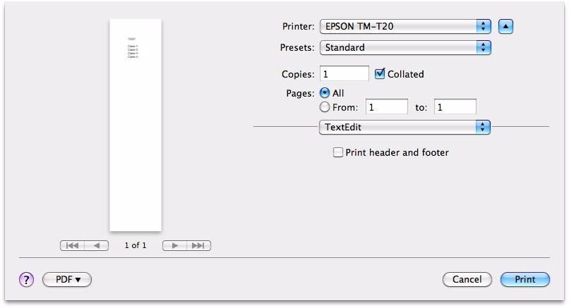 Print Settings Configure the print settings.