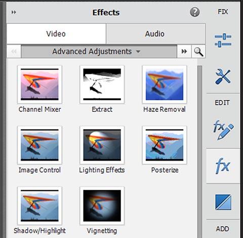 Basic Video Editing Moves We ll discuss Effects in detail in Chapter 13. 3 Apply the effect. To apply an effect, drag it from the Effects panel onto a clip on your timeline.