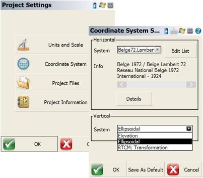 for the project. Unit Settings can be saved as default. All projects will have this unit settings. Select OK 2.