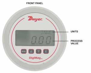 Bulletin P-DM-1100 Series DM-1000 DigiMag Digital Differential Pressure Gage Specifications - Installation and Operating Instructions The Series DM-1000 DigiMag Digital Differential Pressure Gage is