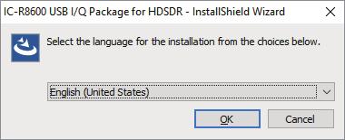 Installing the IC-R8600 USB I/Q Package for HDSDR D DInstalling the IC-R8600 USB