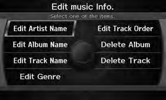 Playing Hard Disc Drive (HDD) Audio Adding a Track to a User Playlist Adding a Track to a User Playlist H AUDIO button (in HDD mode) AUDIO MENU Add to Playlist Add a track from any playlist to one of