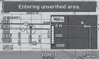 They may not be accurate, and can contain errors in location, naming, and address range. Unverified roads are shown only when viewing the map in the 1/20, 1/8, or 1/4 mile map scales.
