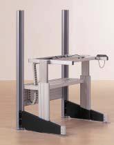 SAM SAM Power-operated height setting Power-operated height setting for SAM Work heights can be quickly and effortlessly adapted to every employee height and working situation.