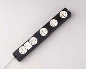 ACCESSORIES Serimat Classic Black Line DOS20064 - Optionally with lit switch, 2-pole switching - Cable: H05VV-F 3G 1.