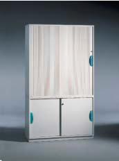 3 A single safety glass panel is always used with cabinets with glass doors. All cabinets can be locked, including those with glass doors.