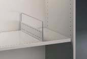 ACCESSORIES Pull-Out Shelf - For additional space on storage shelf Material Sheet steel Colour Final digit of order number.1: - RAL 7035, light-grey Final digit of order number.