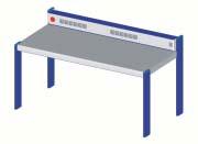 Installation depth, 365 mm Standards - DIN 68761 for worktops - EN 438 HGS class for high pressure plastic laminate - Top and bottom cover, sheet steel, powder-coated texture - Top cover: three layer