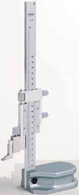Vernier Height Gage SERIES 506 Light-Weight Height Gage The Light-Weight Height Gage is designed for scribing from a vertical