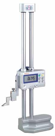 Digimatic Height Gage SERIES 12 Standard Type with SPC Data Output Technical Data Accuracy: Refer to the list of specifications Resolution:.0005 (0.01mm) [.0002 (0.005mm)] or 0.01mm and 0.