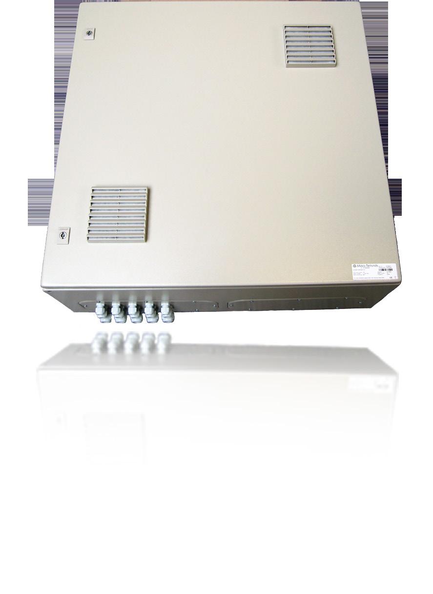 Wind Park Control Concept Hardware Weather Standard Panel Ready-to-install unit CE, UL (optional) certified ES Ethernet park network connectivity UPS with surveillance Wind speed inputs Wind