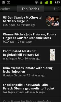 News & Weather 318 S Touch a headline to read the full story. Touch a headline to read the full story. Swipe left or right to change news categories.