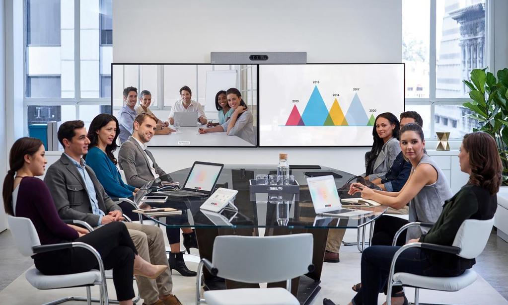 Data Sheet Cisco Spark Room Kit Series Cisco Spark Room Kit Plus Cisco Spark Room Kit Plus is a powerful collaboration solution that integrates with flat-panel displays to bring more intelligence and
