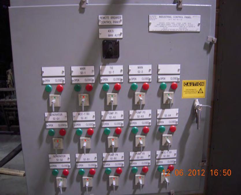 Arc Flash Mitigation Preventative Measures Remote breaker operating/status panels Various location possibilities Eliminate danger from closing a breaker on a fault by