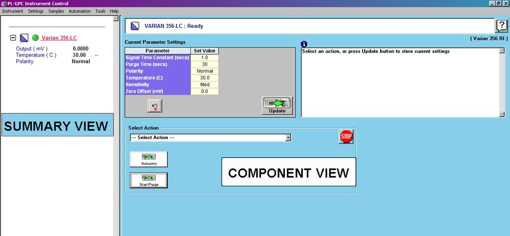 Chapter 2-The Graphical User Interface 2 The Graphical User Interface Total instrument control of the Varian 356-LC is provided by a Windows-based Graphical User Interface (GUI).