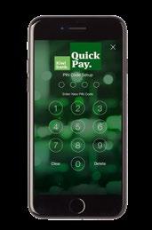 4. Security Security of the QuickPay App and device is paramount for you and your customers. For this reason, you ll need a user ID, Password and PIN to log in to the app.