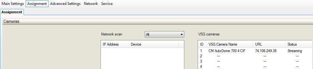 The default administrator account to all Bosch IP devices is service o Select the Connect tab.