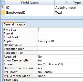 Microsoft Access 007 - Module I Insert and Delete Fields After a table is created, additional field names may to be added or deleted.