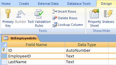 Select a primary key when you need to create relationships between tables in a database.