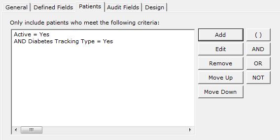 The Standard Fields: The list consists of data elements that you can select in any ipha report. These include: Active, Age, Can Be Contacted, DOB, Gender.