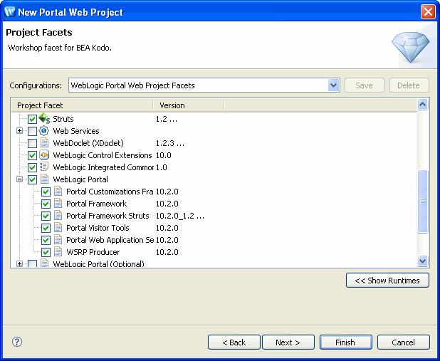 Setting Up Your Portal Development Environment 3. Select the Add project to an EAR check box. Because myportalear is the only EAR project, it appears in the dropdown menu by default.