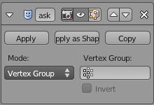 Vertex groups are used for many features in Blender, some being demonstrated in later chapters.