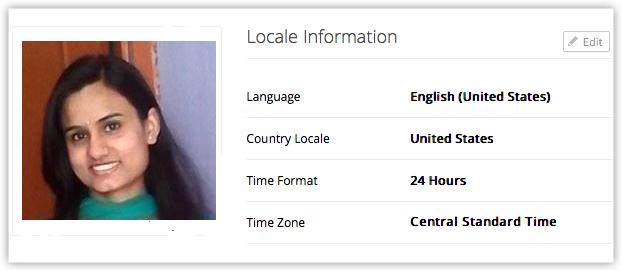 o Country Locale- Select your country from the list. o Time Format - Choose 12 hour or 24 hour time format.