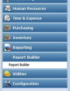 Costpoint CRM Report Model In Report Builder, users access the Costpoint CRM report model that is located in
