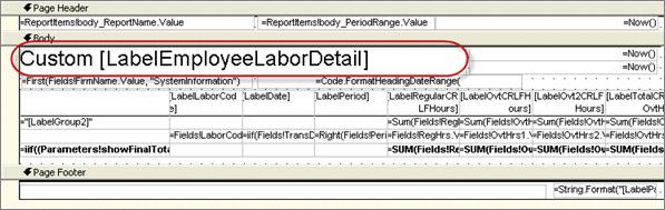 Create a Custom Report from a Costpoint CRM Standard Report in BIDS XML Code that you Must Modify When you start with a standard Costpoint CRM report to create a custom report, you must modify some